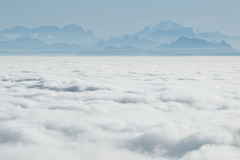 Nebelmeer - Mont Blanc Massiv